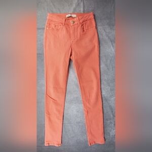 Bundle Only:‎ ZARA Basic Denim Z1975 Orange Cotton  Skinny Jeans Women's Size 4